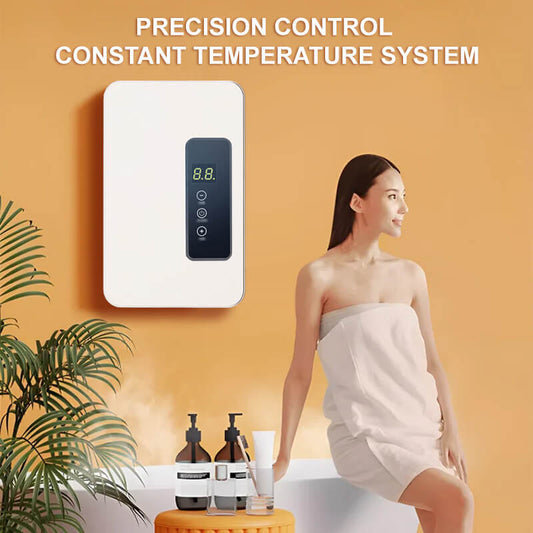 🔥50% DE RÉDUCTION ! ✨ Chauffe-eau Instantané sans Réservoir - Design Compact avec Contrôle de Température Numérique pour Économie d'Énergie ⚡🚿