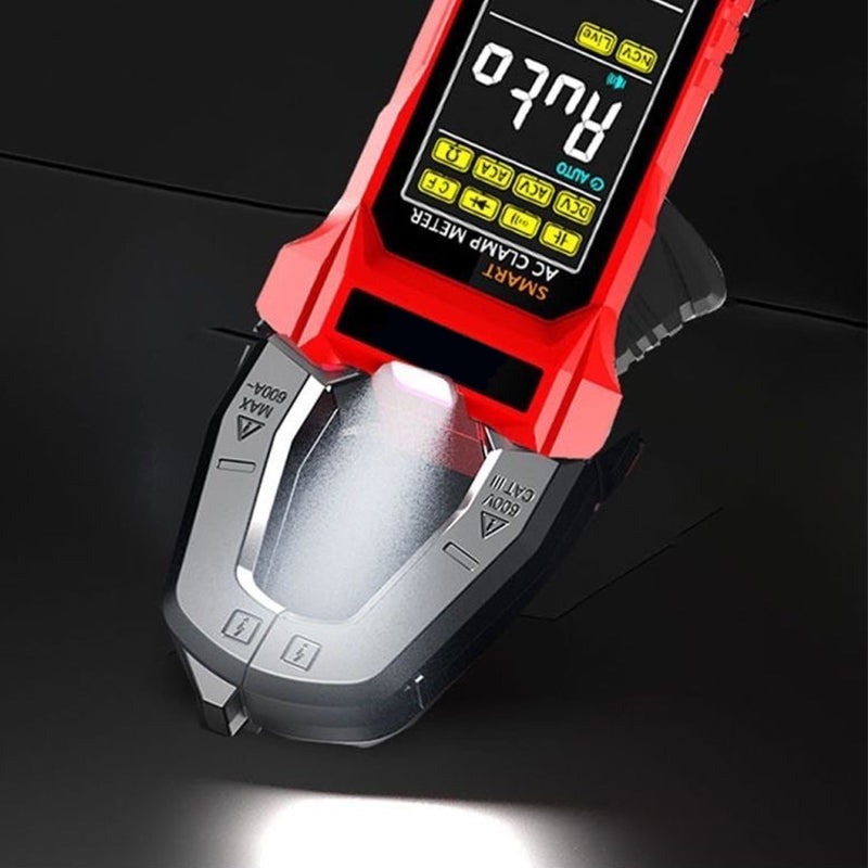 🔧 50 % DE RÉDUCTION ! Pince ampèremétrique numérique tout-en-un – Mesure précise jusqu’à 600 A, lampe intégrée, détection NCV & test diodes – Idéale pour pros et bricoleurs ! ⚡📏