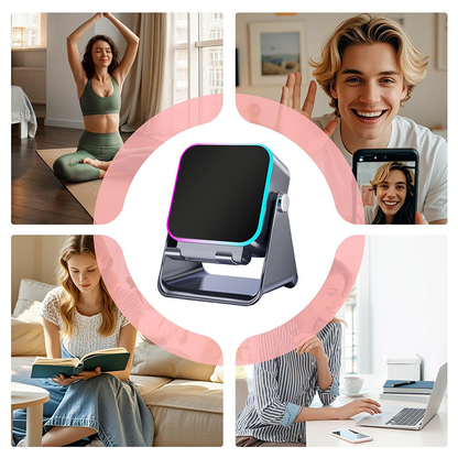 ⏳Offre spéciale à durée limitée⏰Enceinte Bluetooth sans fil à induction 5 en 1 avec support réglable pour téléphone