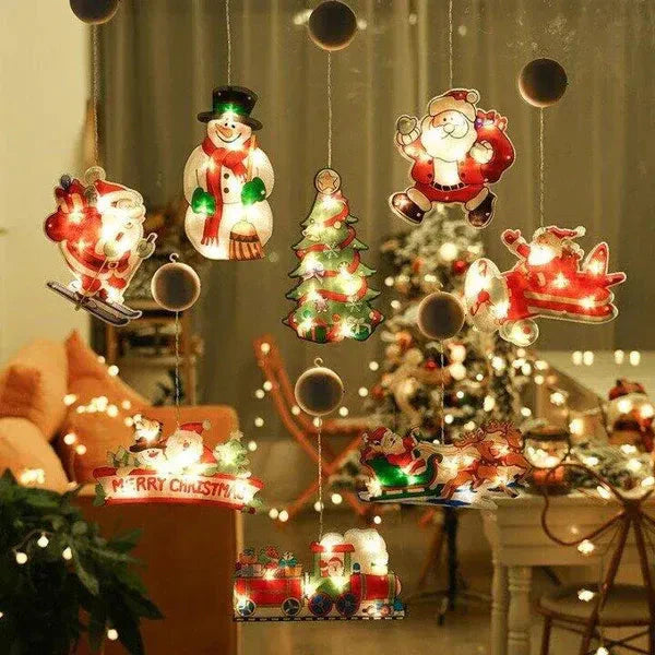 🎄Vente de Noël anticipée -50% de réduction🎊Lumières à ventouse pour fenêtre de Noël🎅